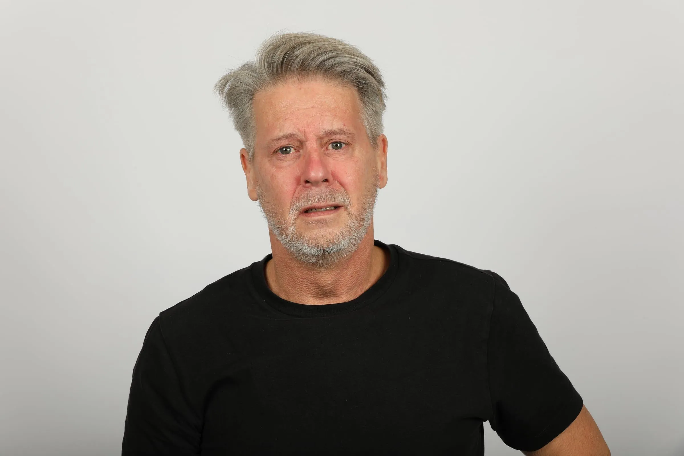 Ernst Renkens als trainingsacteur in een rollenspel