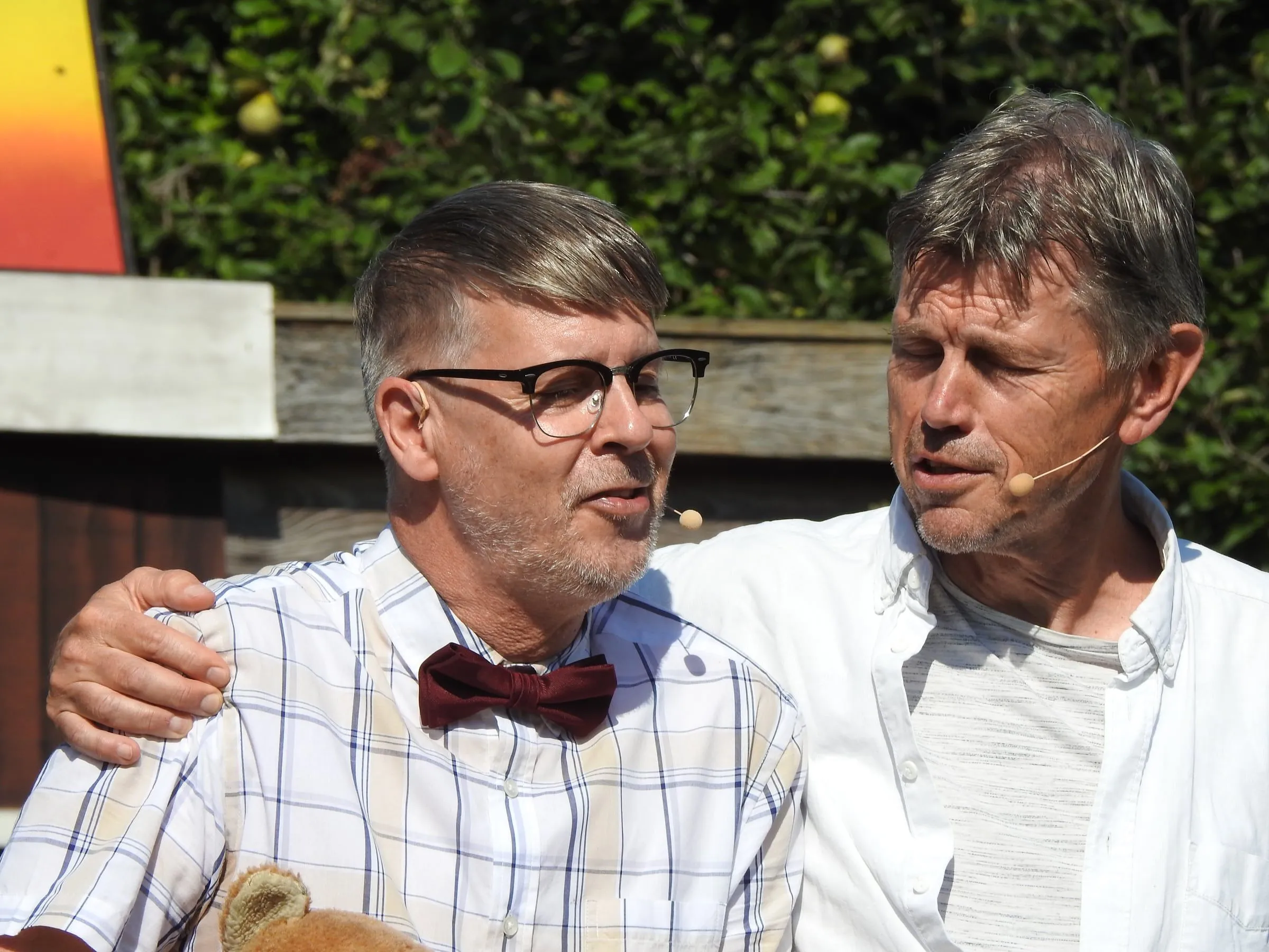 Ernst Renkens op het toneel in 40-45 De Musical