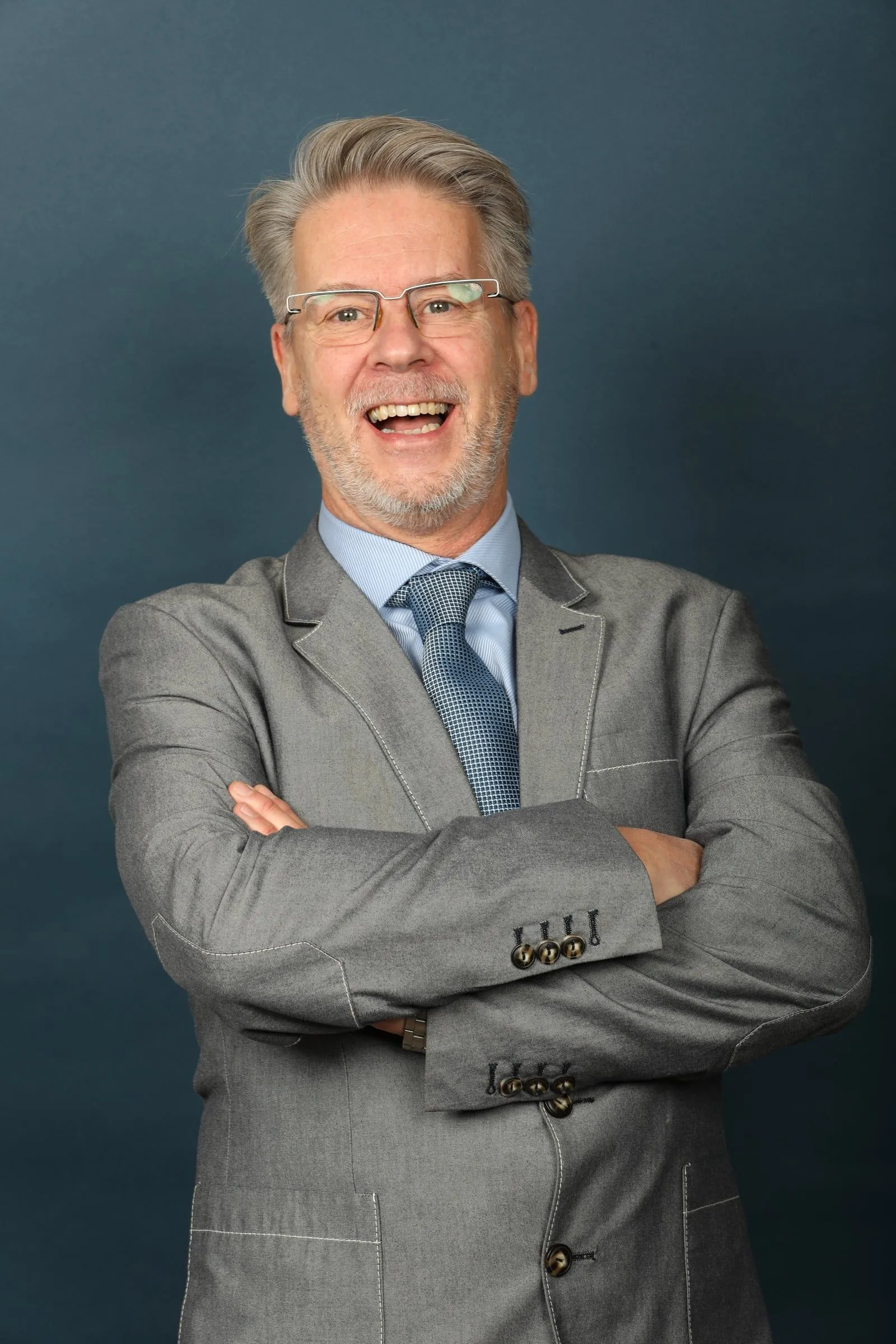 Ernst Renkens als trainingsacteur in een rollenspel